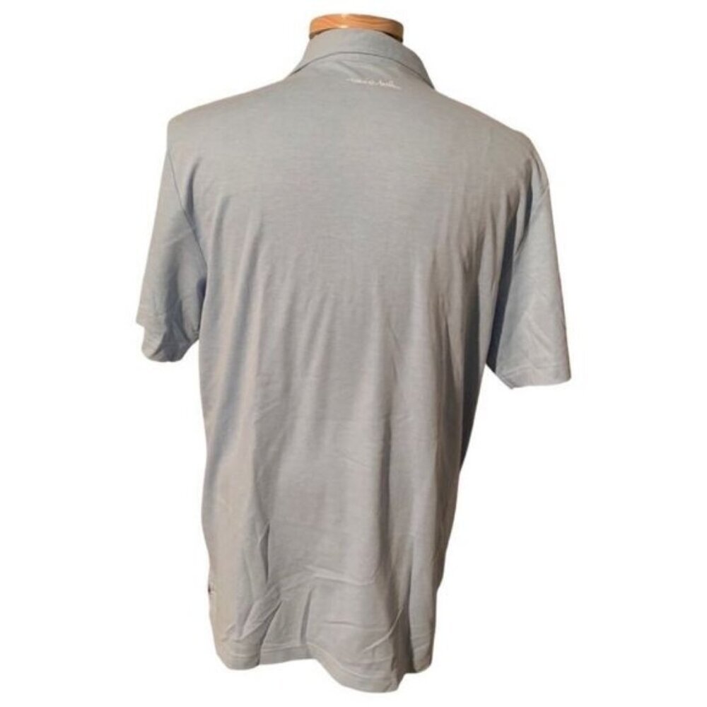 Travis Mathew Large Light Blue Golf Shirt - Picture 4 of 5